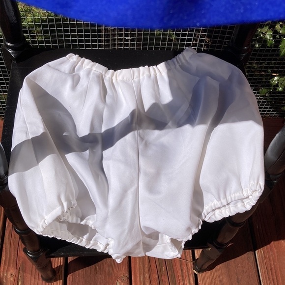 Cheerleader outfit vintage hand made  6 piece outfit pom poms skirt vest - Picture 6 of 16